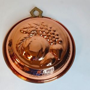 Vintage Copper Mold - Fruit Design